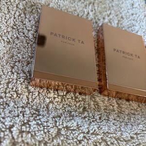 PATRICK TA Major Headlines Double-Take Crème & Powder Blush Duo Set X 2 NEW